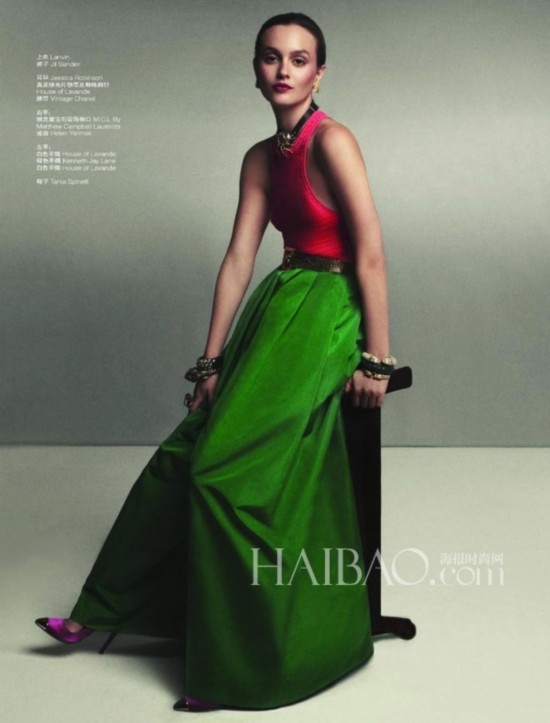 莉顿·梅斯特 (Leighton Meester) 登《L'Officiel》杂志