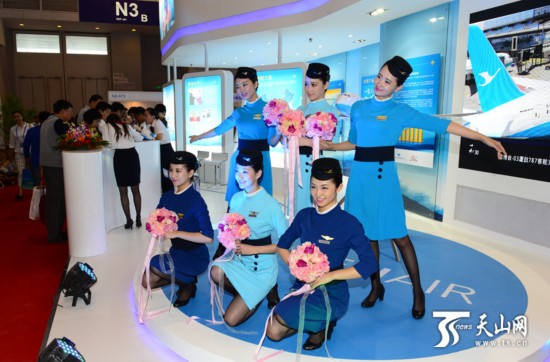 2014中国旅游产业博览会天津开幕 新疆展团成