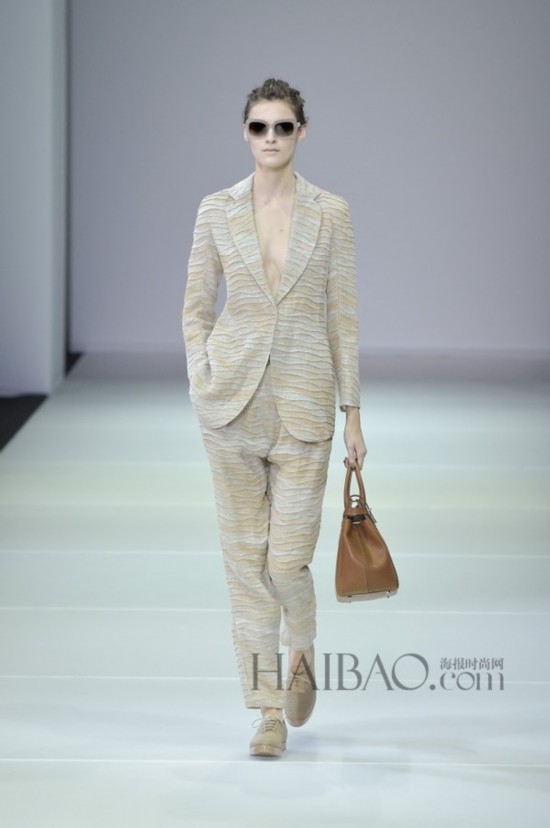 2015春夏米兰时装周:乔治·阿玛尼 (Giorgio Armani) 2015春夏女装秀