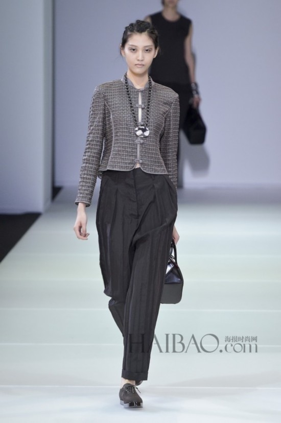 2015春夏米兰时装周:乔治·阿玛尼 (Giorgio Armani) 2015春夏女装秀