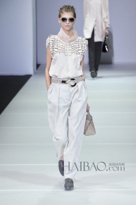 2015春夏米兰时装周:乔治·阿玛尼 (Giorgio Armani) 2015春夏女装秀