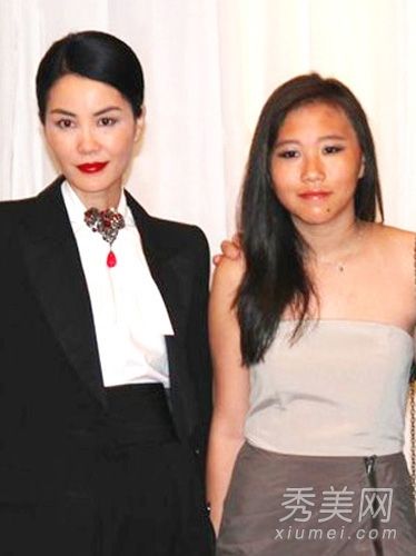 王菲窦靖童母女长相不在一个级别图揭娱乐圈母女照
