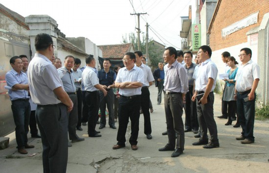 明光市几个班子领导集中督查调研美好新明城重