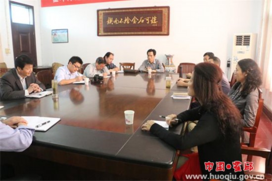 金安区教师进修学校到霍邱师范参观考察