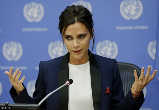 辣妹 维多利亚担任联合国大使 实现政坛首秀(图