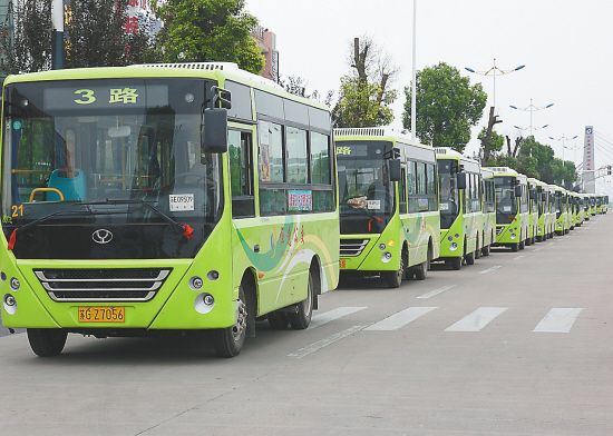 连云港灌云23辆空调公交投入乡村线路运行