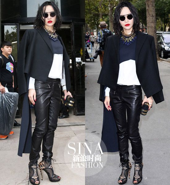 时尚女魔头尚雯婕出征巴黎 百变造型颠覆脑洞