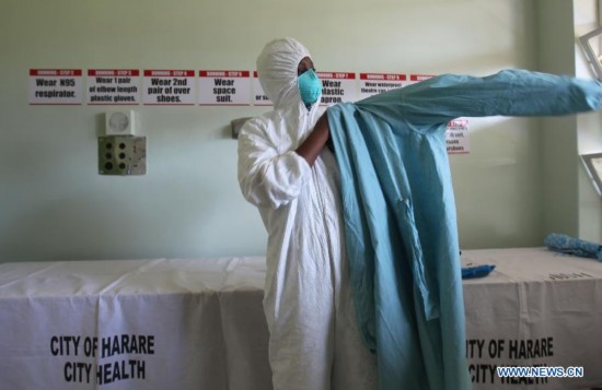 ZIMBABWE-HEALTH-EBOLA