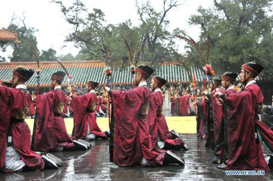 CHINA-SHANDONG-QUFU-CONFUCIUS-MEMORIAL CEREMONY (CN)