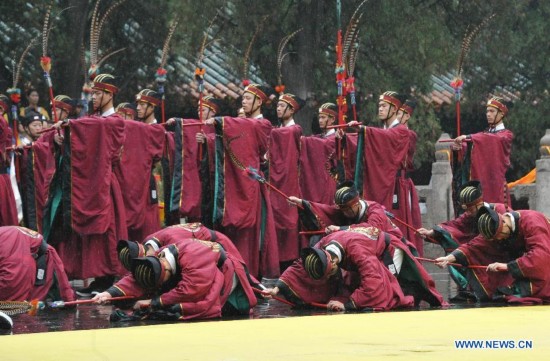 CHINA-SHANDONG-QUFU-CONFUCIUS-MEMORIAL CEREMONY (CN)