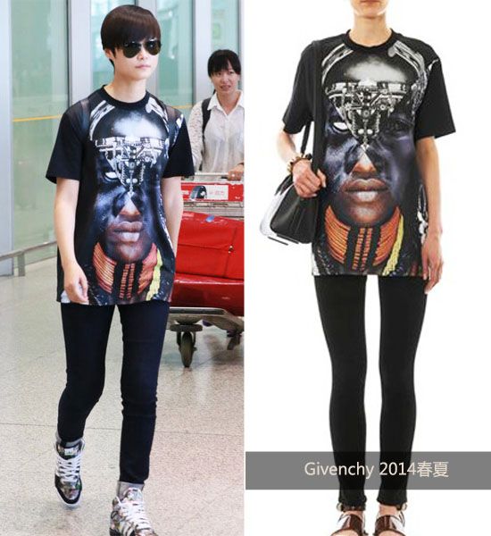 李宇春赴巴黎时装周 耍帅扮潮的那些件Givenchy
