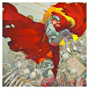 漫画家共绘广州抗战图观万人坑毋忘国耻(图甜美免费漫画咬合的。图片