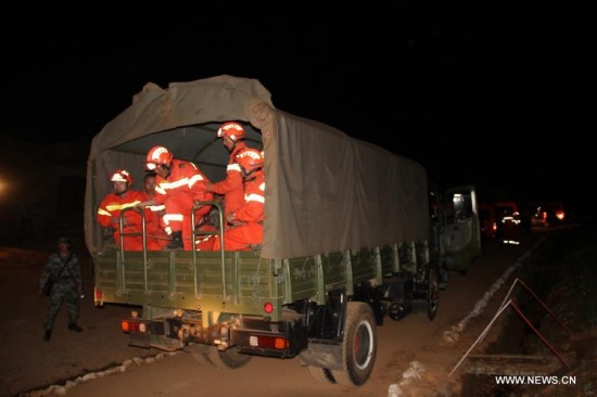 CHINA-KUNMING-EARTHQUAKE-RESCUE
