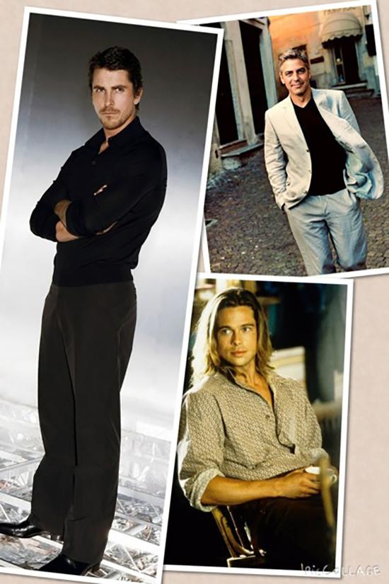 1990ǰδеᱡ  90ʱICON:BRAD PITTCHRISTIAN BALEGEORGE CLOONEY