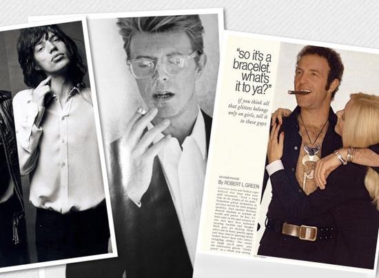 70年代的时尚Icon:MICK JAGGER、DAVID BOWIE、BURT REYNOLDS