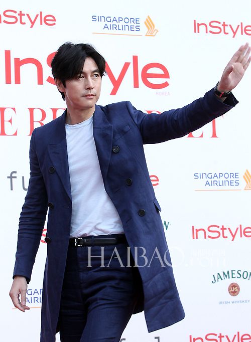 郑雨盛亮相2014第19届韩国釜山国际电影节“InStyle The Red Carpet Movie Festival”活动
