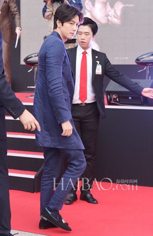 郑雨盛亮相2014第19届韩国釜山国际电影节“InStyle The Red Carpet Movie Festival”活动