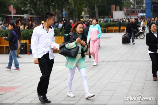 西安图片降温街头羽绒服与表情齐飞【丝袜】献动态大风组图爱心图片