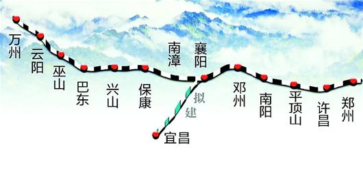 郑州至万州铁路获批 途经湖北5地