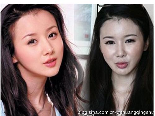 李小璐最新脸残面僵照再陷整容说娱乐圈十大画美女小溪图片