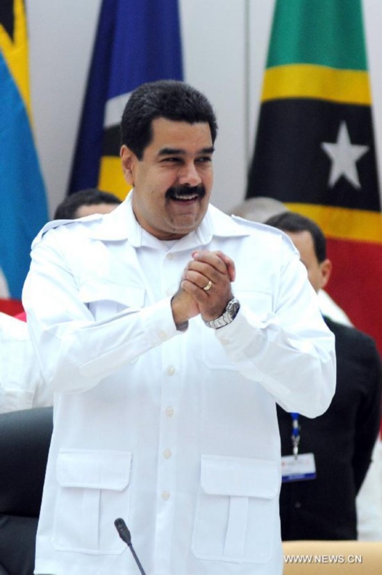 The Venezuelan President Nicolas Maduro takes part in the extraordinary Summit of the Bolivarian Alliance for the Peoples of Our America (ALBA) in Havana, Cuba, on Oct. 20, 2014. 