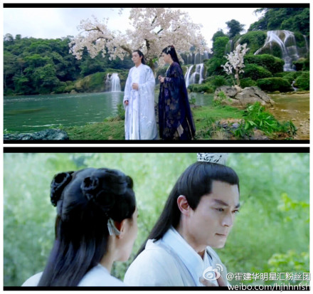 《花千骨》虐心片花:赵丽颖变妖神白子画吐血(图)