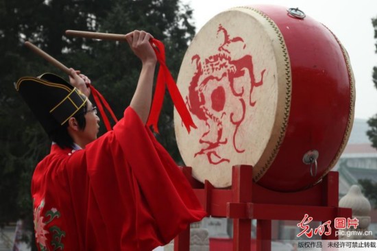 明代大射礼再现北京历代帝王庙