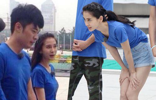 中国版跑男Angelababy假素颜被批 宋智孝素颜
