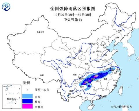 强降雨落区预报