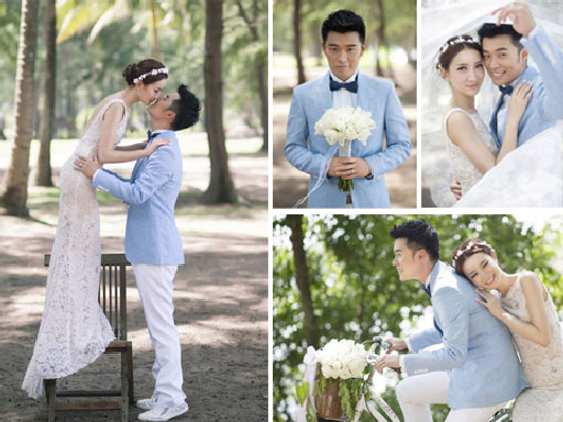 跑男婚纱照_婚纱照风格(2)