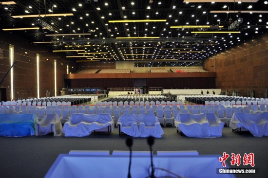 目前,国家会议中心各项准备工作已全部就绪,蓄势待发,记者对国家会议