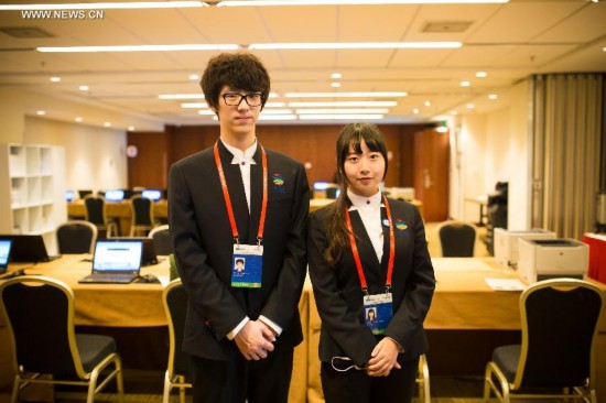 (APEC 2014) CHINA-BEIJING-APEC-ECONOMIC LEADERS' WEEK-VOLUNTEERS (CN)
