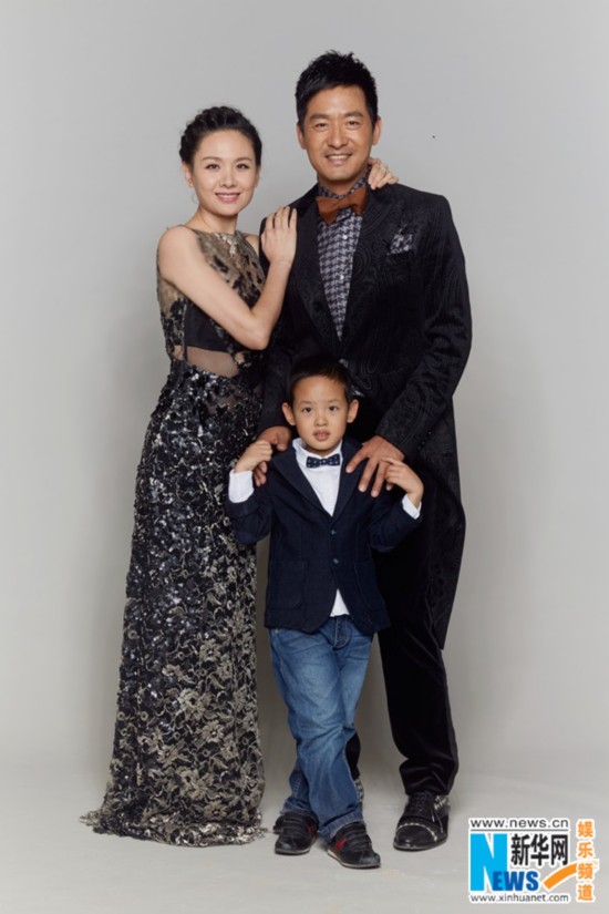 萌叔郭晓东与爱妻 七年之暖 幸福全家福曝光(图