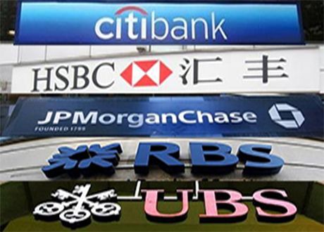 全球五大银行因操纵汇率案被罚34亿美元