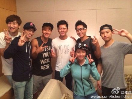 李晨被金钟国甩飞眉骨缝针 runningman奔跑吧
