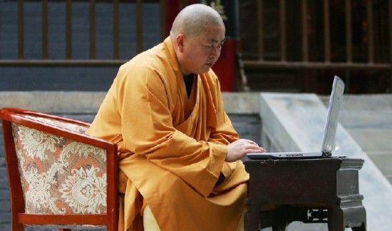 揭秘少林寺CEO释永信的生活多时尚(组图)【4】--陕西频道--人民网