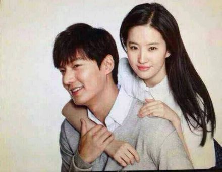 李敏镐刘亦菲搭档拍广告默契十足 韩国男神都