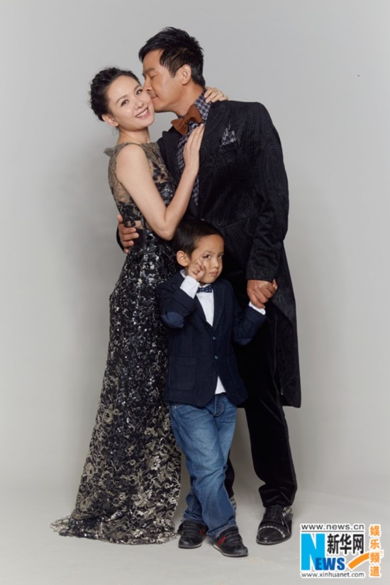 萌叔郭晓东与爱妻 七年之暖 幸福全家福曝光(图