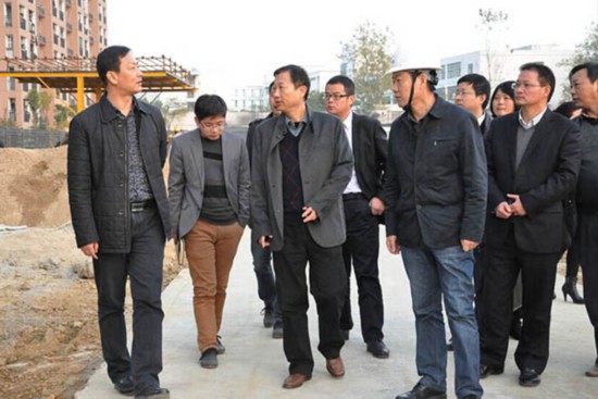 合肥市公管局调研经开区建设工程招投标工作