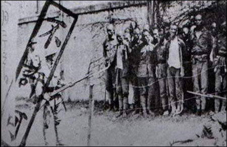 南京大屠杀日军暴行:渔民拒交出女儿被杀(图)