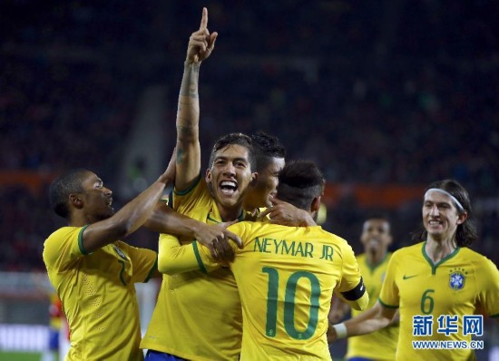 国际友谊赛:巴西vs奥地利2比取胜--人民网·重