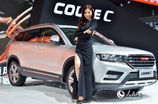 2014广州车展开幕 香车美腿令人大开眼界(组图