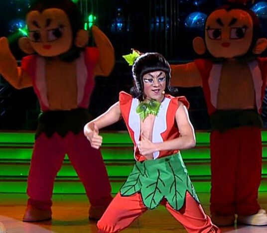 王祖蓝向女友李亚男求婚 领衔明星模仿秀(组图)【5】--陕西频道--人民网