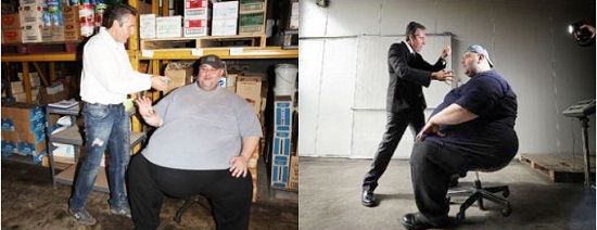 澳大利亚最胖男子减重400斤 称全靠催眠术(图