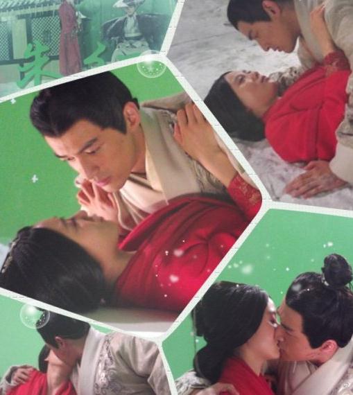 风中奇缘 刘诗诗彭于晏半裸接吻  四小花旦吻戏