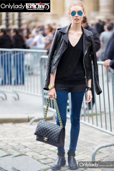 可儿出街显瘦全靠它 <em>V领毛衣</em>让你时髦瘦一圈_