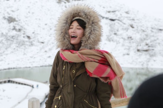 《囍从天降》40岁林志玲雪山劈叉 力证年轻(图