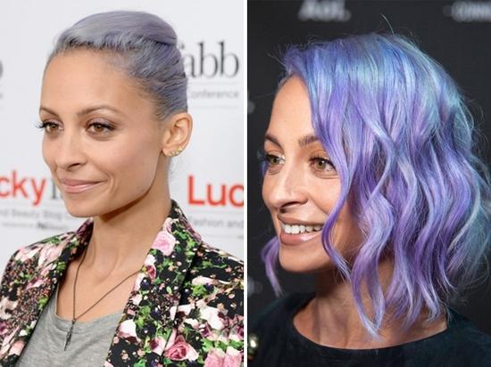 nicole richie——薰衣草灰紫发色