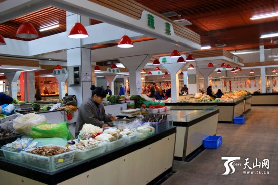 乌鲁木齐农贸市场改造:商户卖得舒心,百姓买得