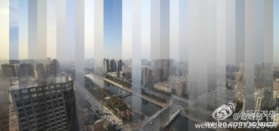 小伙镜头记录郑州一月雾霾变化走红网络